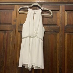 Lush Woven Keyhole Romper